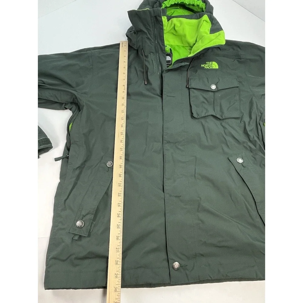 The North Face Mechanic 3 in 1 Triclimate HyVent Jacket Needle Green Mens Large